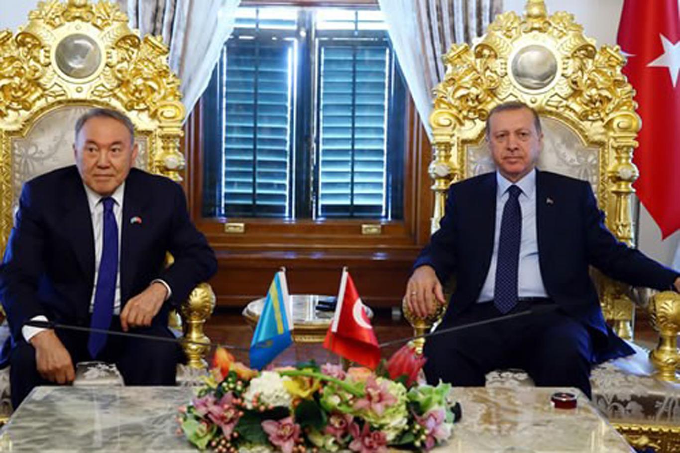 Nazarbayev ve Erdoğan'dan ortak bildiri
